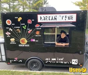 Like New - 2023 8.5' x 12' Kitchen Food Trailer with Fire Suppression System for Sale in New Jersey!