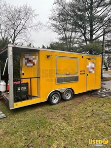 9' x 20' Kitchen Food Concession Trailer with Porch and Pro-Fire Suppression for Sale in New Jersey!