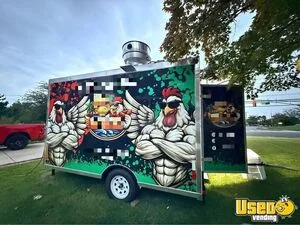 LIKE NEW - 2026 8' x 12' Kitchen Food Concession Trailer with Pro Fire System for Sale in New Jersey