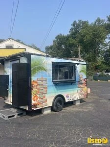 2024 8' x 14' Quality Kitchen Food Concession Trailer with Fire Suppression System for Sale in New Jersey!