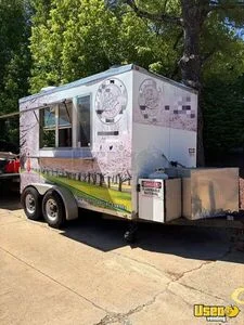 Well Equipped - 2014 7' x 12' Kitchen Food Concession Trailer with Fire Suppression for Sale in New Jersey!