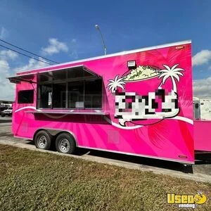 Loaded 2024 8.5' x 18'  Kitchen Food Concession Trailer with Pro Fire System for Sale in New Jersey!