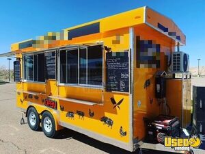 2021 - 8' x 16' Kitchen Food Concession Trailer with Pro-Fire Suppression for Sale in New Mexico!