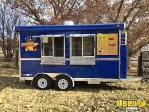 2023 7' x 14' Kitchen Food Concession Trailer with Pro Fire System for Sale in New Mexico!