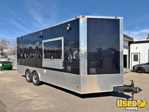 2017  28' Kitchen Food Concession Trailer with Pro Fire System + Bathroom for Sale in New Mexico!