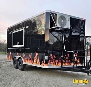 2024 - 8.5' x 18' Food Concession Trailer | Mobile Kitchen Unit for Sale in New Mexico!
