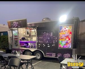 Clean 2023 18' Kitchen Food Concession Trailer w/ Commercial Equipment Pro-Fire System for Sale in New York!