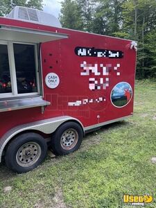 2009 8' x 16' Kitchen Food Concession Trailer with Fire Suppression System for Sale in New York!