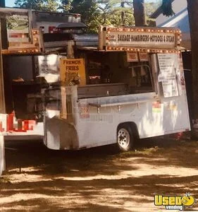 Wells Cargo 7' x 12' Food Concession Trailer Mobile Vending Unit for Sale in New York!