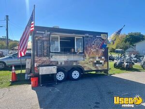 2023 8" x 14" Kitchen Food Trailer with Fire Suppression System | Concession Trailer for Sale in New York!