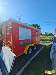 Versatile - 7' x 14' Kitchen Food Concession Trailer Mobile Vending Unit for Sale in New York!