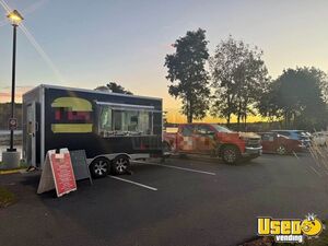 2024 7' x 14' Mobile Kitchen Food Concession Trailer with Pro-Fire System for Sale in New York!