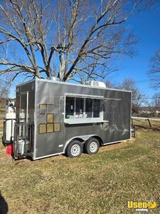 2023 8.5' x 16' Kitchen Food Concession Trailer with Fire Suppression System for Sale in New York!