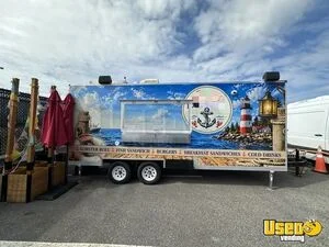 Well Equipped - 2023 7.5' x 18' Kitchen Food Concession Trailer Mobile Vending Unit for Sale in New York!