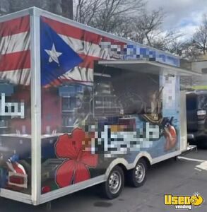 2019 7' x 12' Kitchen Food Concession Trailer with PyroChem Fire Suppression for Sale in New York!