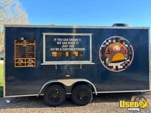 2025 9' x 18' Food Kitchen Concession Trailer Mobile Vending Unit for Sale in North Carolina!
