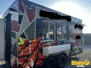 2024 8.5' x 16' Kitchen Food Concession Trailer with Pro Fire System for Sale in North Carolina!