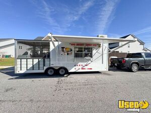 Well Equipped - 2021 Freedom Kitchen Food Trailer with Porch for Sale in North Carolina!