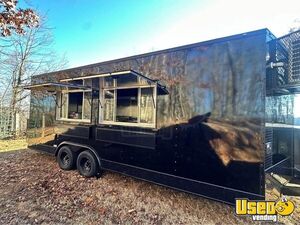 NEW - 2025 8.5' x 22' Kitchen Food Trailer with Bathroom Concession Trailer for Sale in North Carolina!