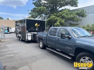 TURNKEY - 2022 8' x 14' Kitchen Food Concession Trailer w/ 2007 Chevrolet Silverado Truck for Sale in North Carolina!