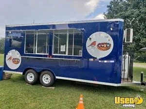 Well Equipped - 2023 18'  Kitchen Food Concession Trailer for Sale in North Carolina!