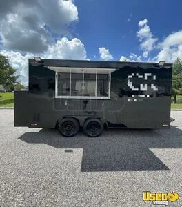 2023 8' x 16' Food Kitchen Concession Trailer with Pro Fire System for Sale in North Carolina!
