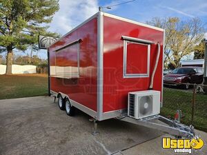 NEW - 2024 7' x 14' Kitchen Food Trailer with Fire Suppression System for Sale in North Carolina!