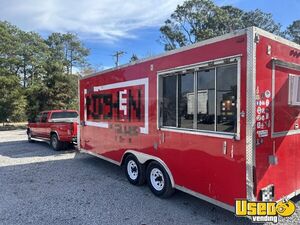 2012 - 8.4' x 21' Kitchen Food Concession Trailer w/  2000 Chevrolet 3500 Truck for Sale in North Carolina!