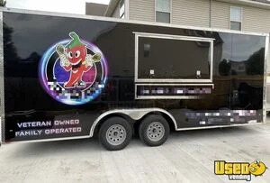 Well-Equipped - 2023 8.5' x 20' Kitchen Food Concession Trailer with Pro Fire System for Sale in North Carolina!