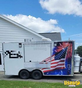 2019 Loaded 8' x 16' Commercial Mobile Kitchen Food Concession Trailer for Sale in North Carolina!