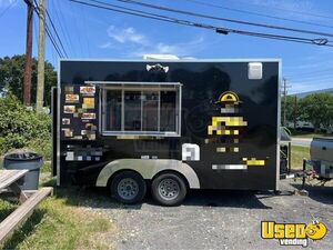 Like New - 2025 8.5' x 14' Kitchen Food Concession Trailer Mobile Vending Unit for Sale in North Carolina!