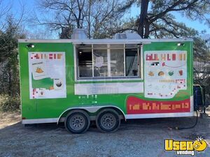 Permitted - 2024 7' x 16' Kitchen Food Concession Trailer for Sale in North Carolina!