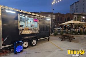 2025 8' x 16' Kitchen Food Concession Trailer with Fire Suppression System for Sale in North Dakota!