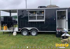 2019 Freedom 8.6' x 24' Kitchen Food Concession Trailer with Porch + Pro-Fire System for Sale in Ohio!