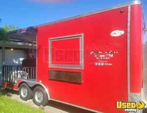 Well Equipped - 2019 8.5' x 18' Kitchen Food Concession Trailer with Porch for Sale in Ohio!