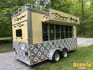 Well Equipped 7' x 16' Kitchen Food Concession Trailer Mobile Vending Unit for Sale in Ohio!