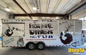 Like New - 2019 World Wide 8.6' x 24' Food Concession Trailer with Bathroom for Sale in Oklahoma!