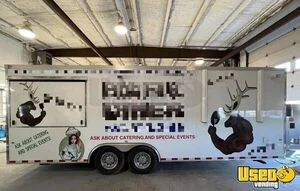 Like New - 2019 World Wide 8.6' x 24' Food Concession Trailer with Bathroom for Sale in Oklahoma!