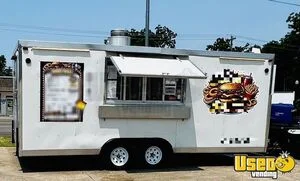 Well Equipped - 2021 8' x 20' Kitchen Food Concession Trailer with Fire Suppression for Sale in Oklahoma!