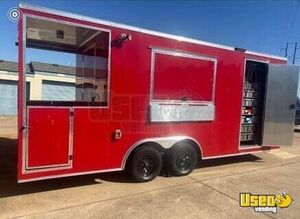 2023 8' x 16' Kitchen Food Concession Trailer with Porch | Mobile Food Unit for Sale in Oklahoma!