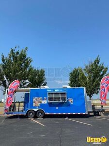 2024 8.5' x 18' Quality Cargo Kitchen Food Trailer with Fire Suppression System for Sale in Oklahoma!