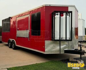 2018 WOW Cargo Kitchen Food Concession Trailer with Porch for Sale in Oklahoma!