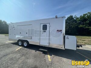 Like New 2022 - 8' x 22'' Kitchen Food Concession Trailer for Sale in Oklahoma!