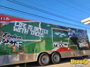 Custom Built - 2022 8' x 26' Kitchen Food Concession Trailer with Pro-Fire Suppression for Sale in Oklahoma!