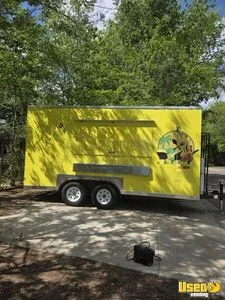 NEW - 2025 8' x 16' Kitchen Food Concession Trailer with Fire Suppression System for Sale in Oklahoma!