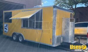 2013 24' Kitchen Food Concession Trailer with Fire Suppression System & Porch for Sale in Ontario!