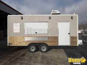 2022 8' x 18' Food Kitchen Concession Trailer Mobile Food Unit w/ Pro Fire System for Sale in Oregon!