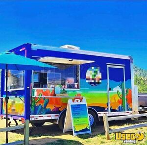 2016 8' x 16' Quality Cargo  Kitchen Food Trailer with Fire Suppression System for Sale in Oregon!