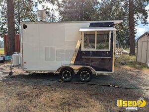 Like New 2021 - 7' x 15' Kitchen Food Concession Trailer with Pro-Fire Suppression for Sale in Oregon!