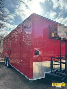2023 8.5' x 18' Kitchen Food Concession Trailer with Pro-Fire System for Sale in Pennsylvania!